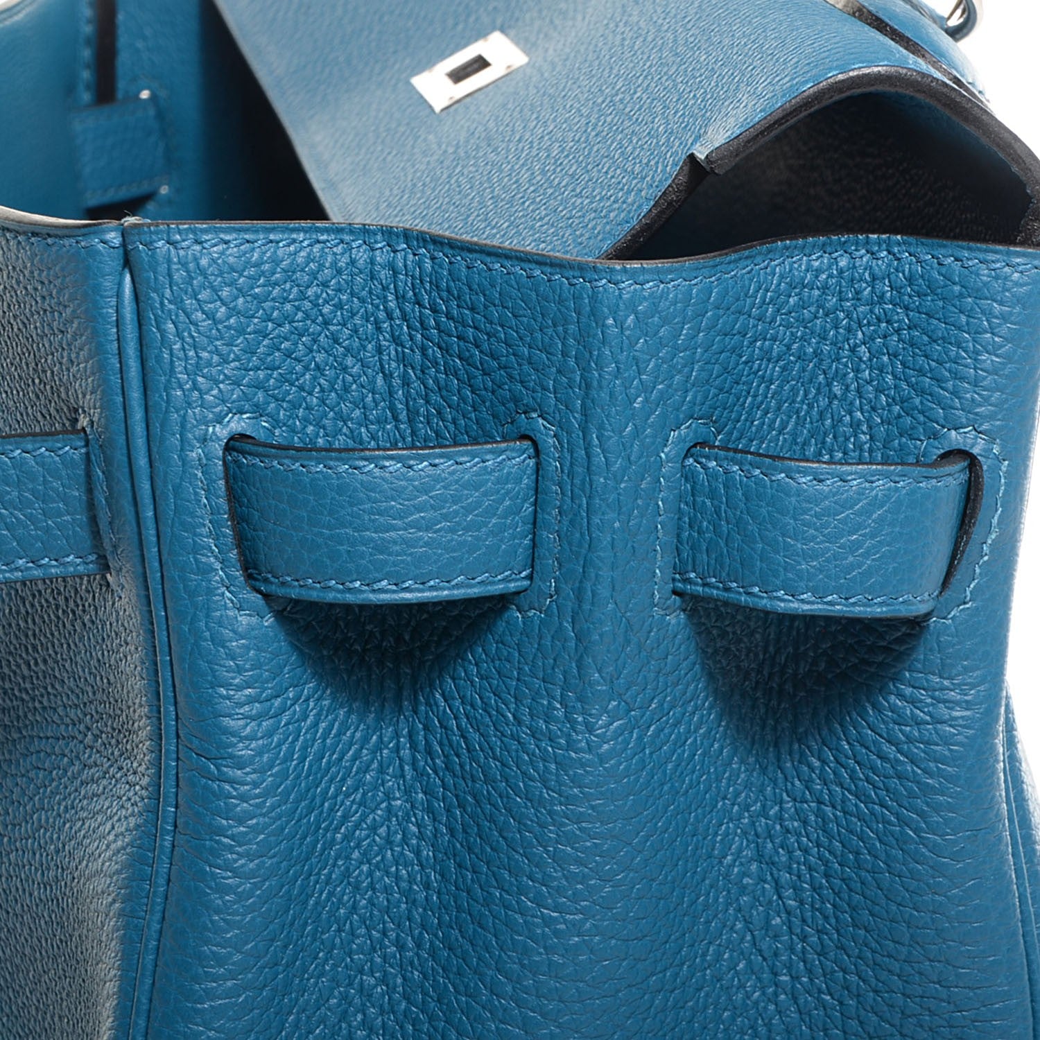 Hermes Togo Kelly Retourne 35 Bleu de Galice 17 of 24