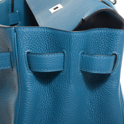 Hermes Togo Kelly Retourne 35 Bleu de Galice 17 of 24