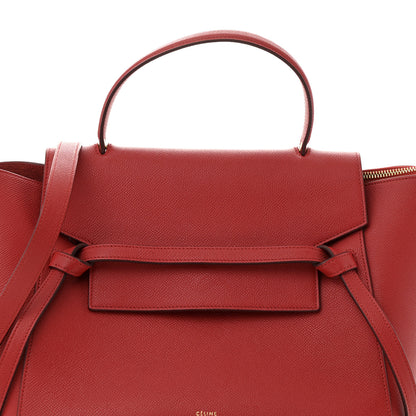 Celine Grained Calfskin Mini Belt Bag Coquelicot 8 of 14