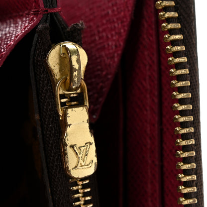 Louis Vuitton Monogram Clemence Wallet Fuchsia 9 of 10