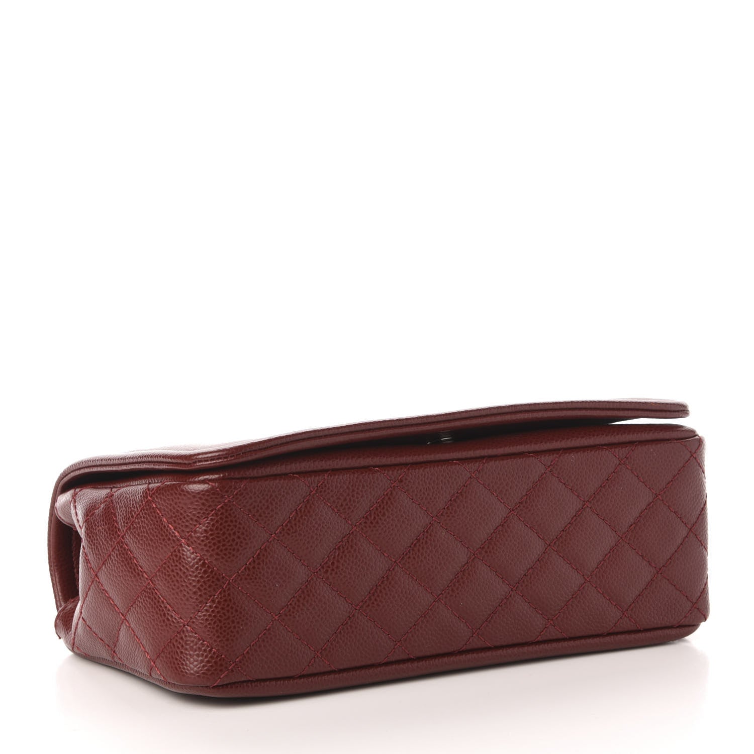 Chanel Caviar Medium Timeless CC Flap Dark Red 4 of 11