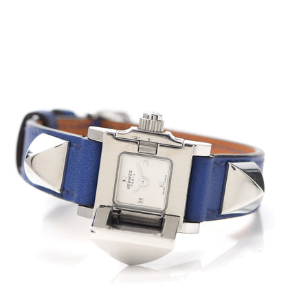 Hermes Stainless Steel Courchevel 23mm Medor Quartz Watch Bleu France 2 of 5