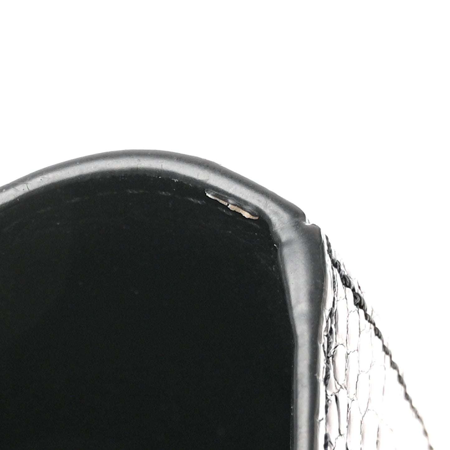 Crocodile Twist Mini Shoulder Bag Black