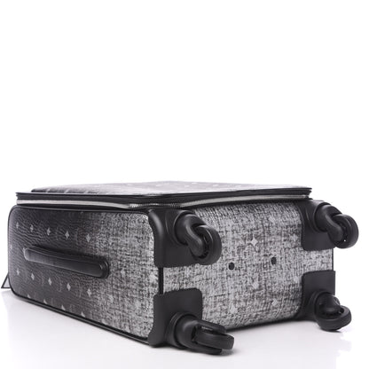 MCM Visetos Small Check In Trolley Wheeled Suitcase Silver 4 of 8