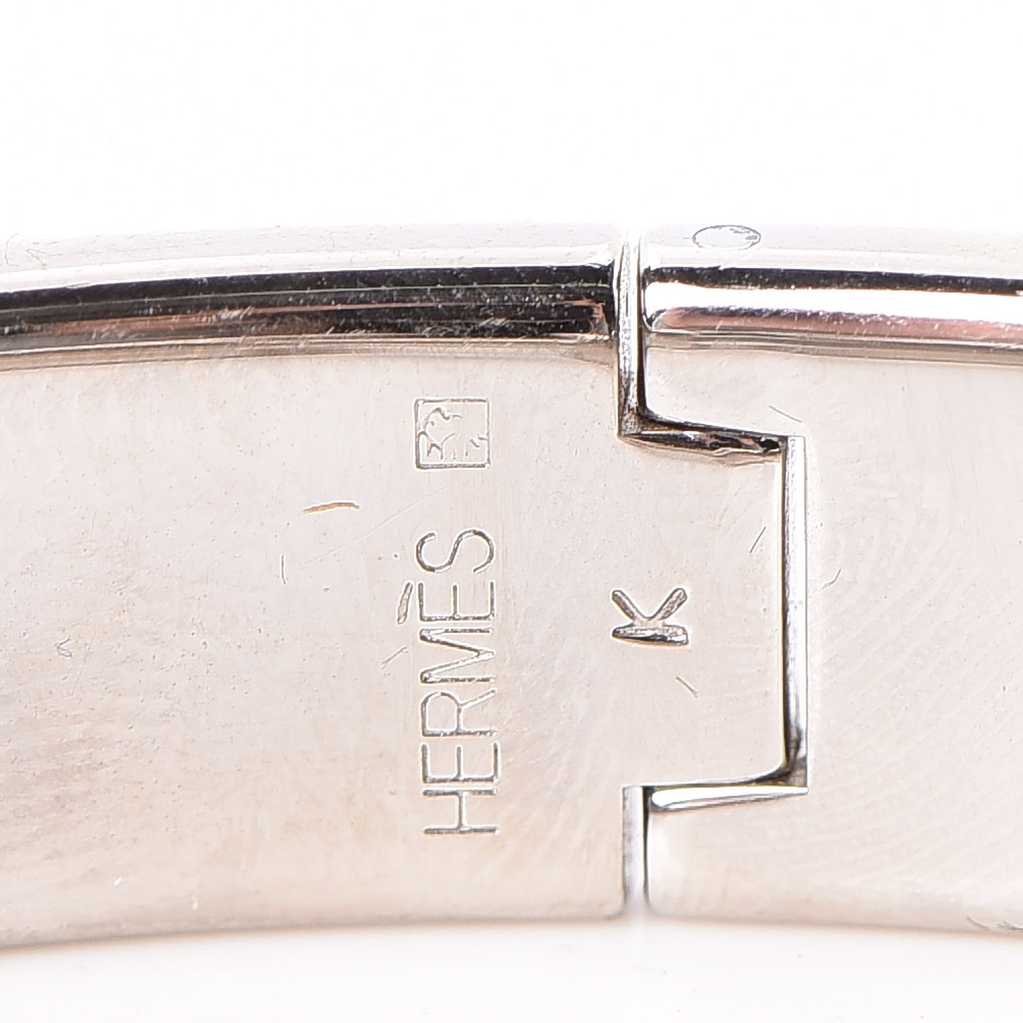 Enamel Narrow Clic Clac H Bracelet PM Orange