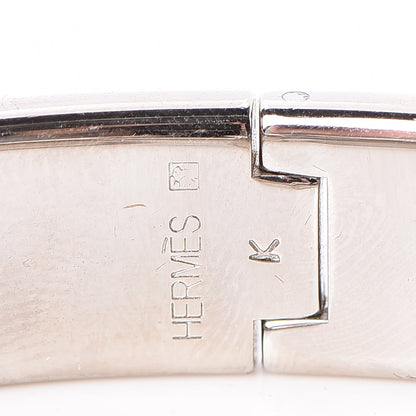 Hermes Enamel Narrow Clic Clac H Bracelet PM Orange 5 of 6
