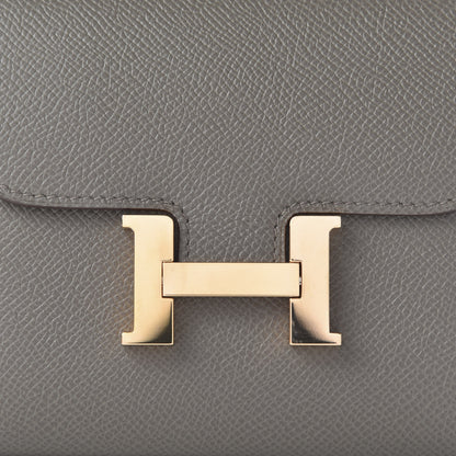 Hermes Epsom Constance Short Wallet Etain 9 of 10