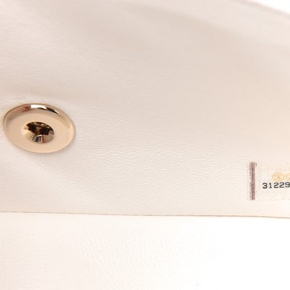 Chanel Lambskin Quilted Mini Rectangular Flap White 9 of 12