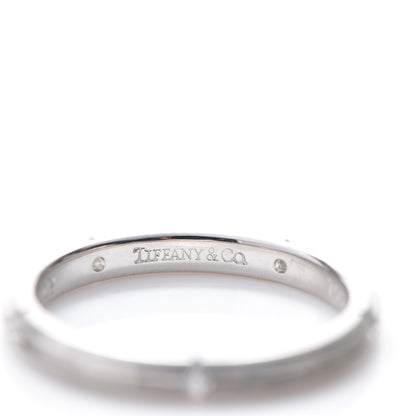 Tiffany 18K White Gold Diamond Narrow Streamerica Ring 50 5.25 3 of 7