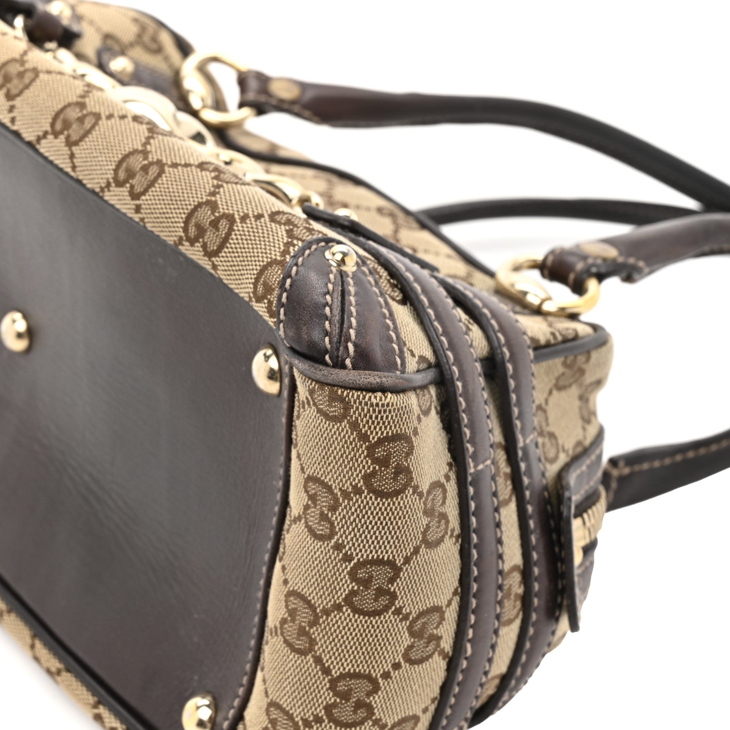 Gucci Monogram Medium Wave Boston Dark Brown 16 of 18