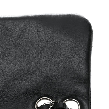 Chanel Glazed Crackled Calfskin Mademoiselle Flap Black 11 of 13