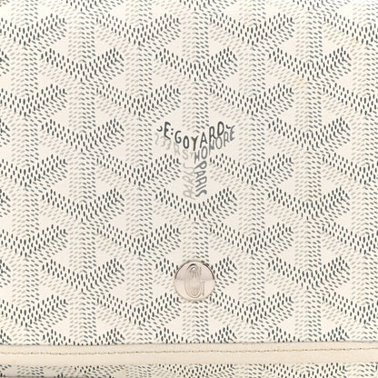Goyard Goyardine Plumet Wallet Clutch White 10 of 14