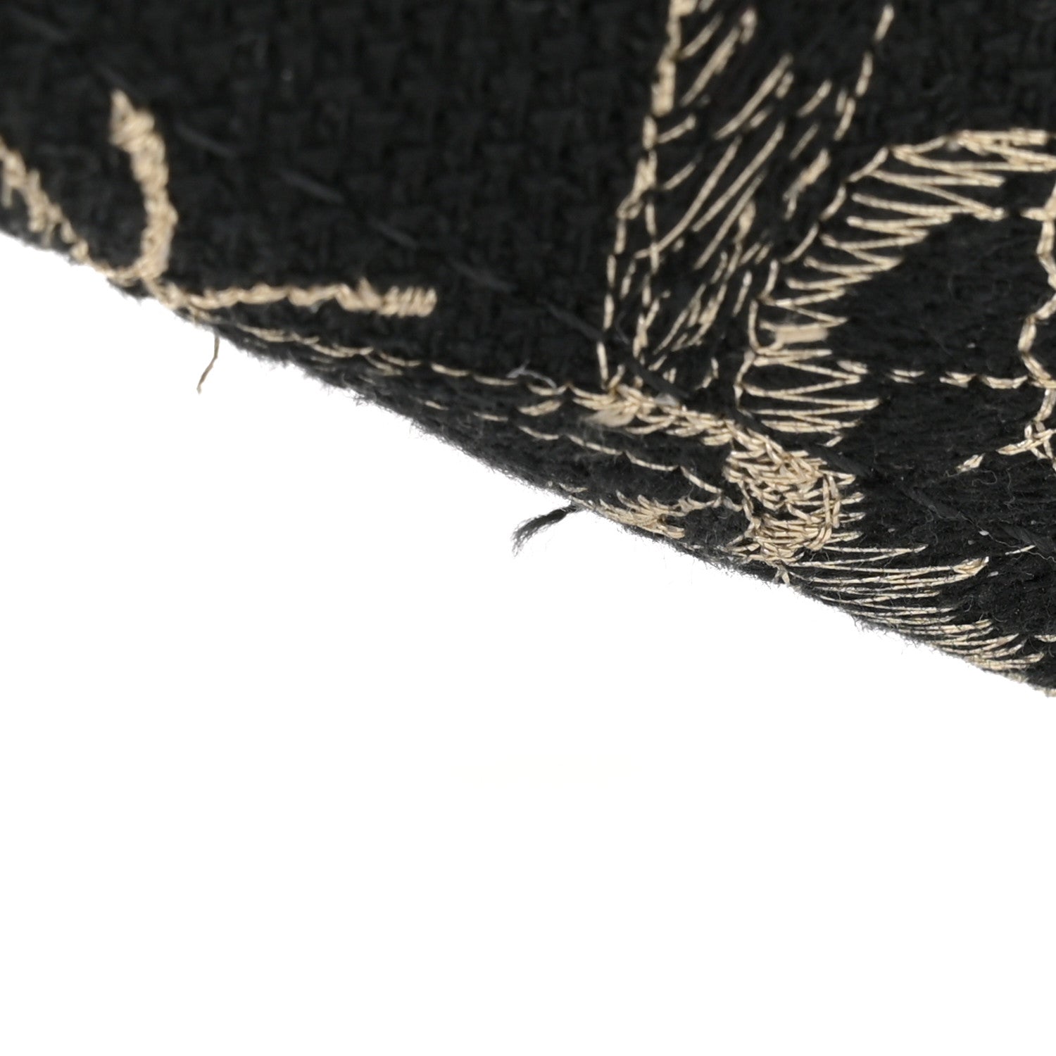 Christian Dior Canvas Embroidered Butterfly Print Saddle Bag Black 12 of 12