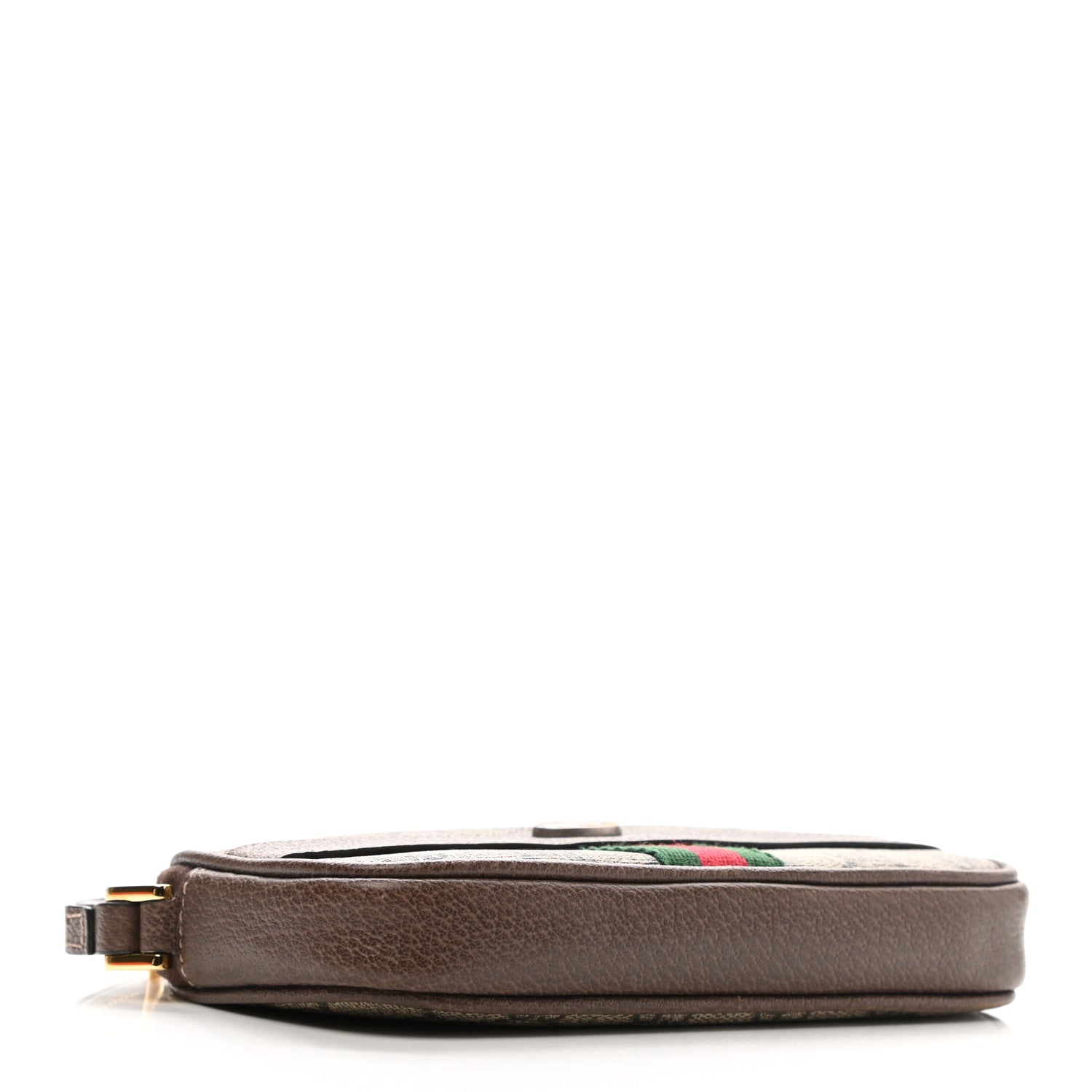Gucci GG Supreme Monogram Ophidia Phone Case Wristlet Brown 4 of 9