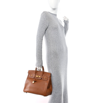 Hermes Courchevel HAC Birkin 32 Gold 2 of 19