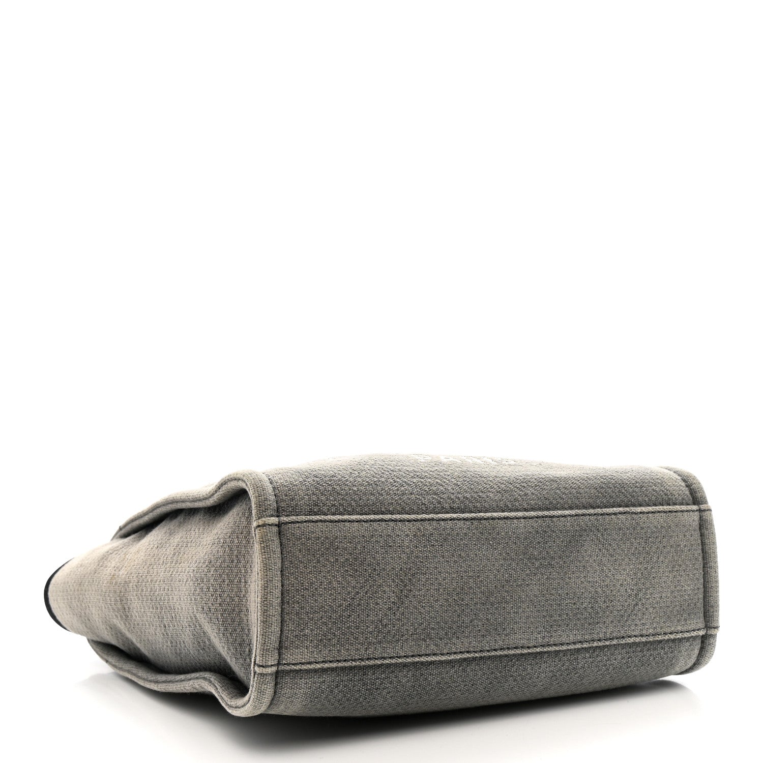 Chanel Canvas Mini Deauville Tote Dark Grey 4 of 10