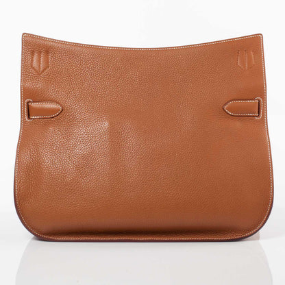 Hermes Taurillon Clemence Jypsiere 37 Gold 4 of 10