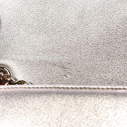 Chanel Metallic Lambskin Quilted Mini Camellia Flap Silver Gold 12 of 12