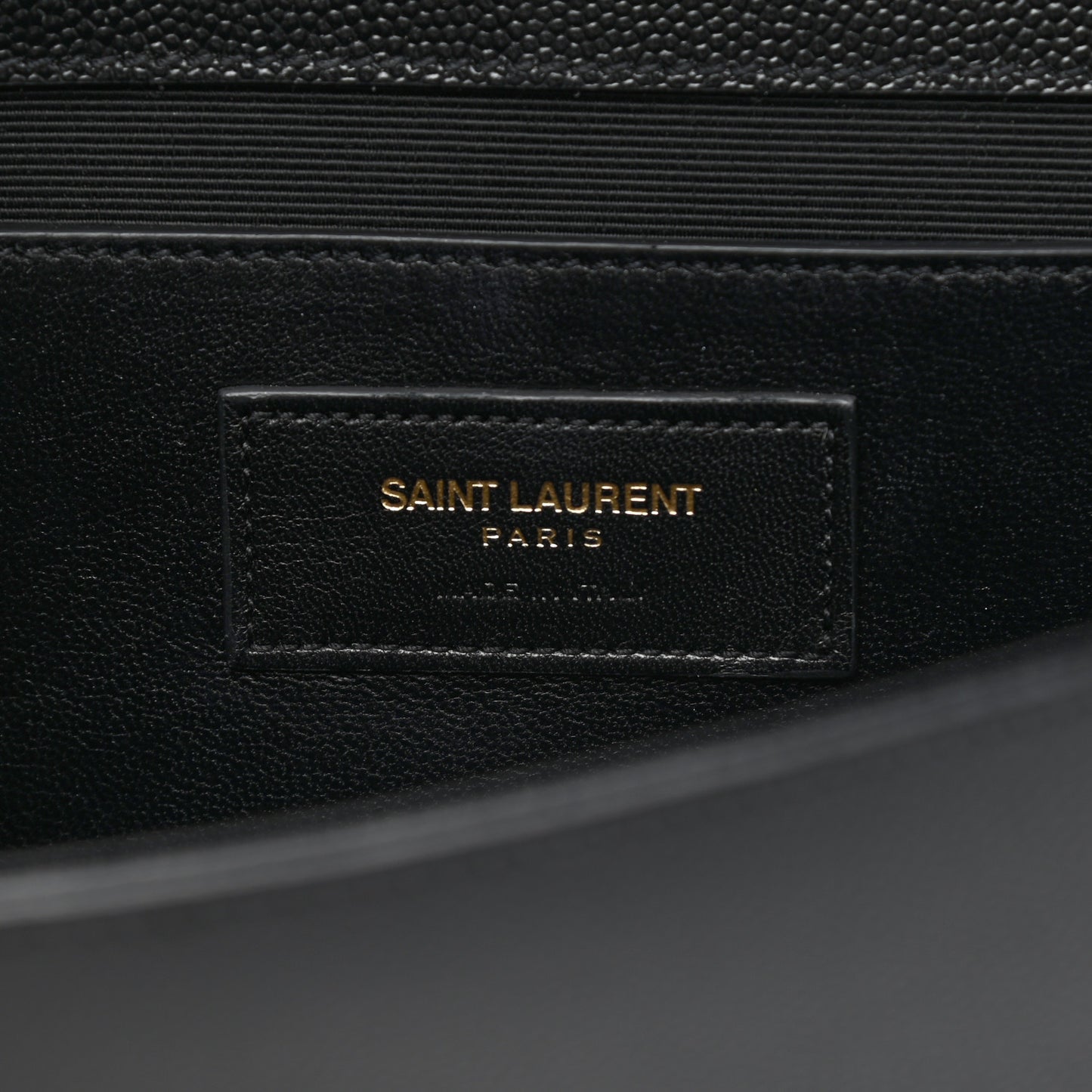 Grain De Poudre Monogram Cassandre Clutch Black