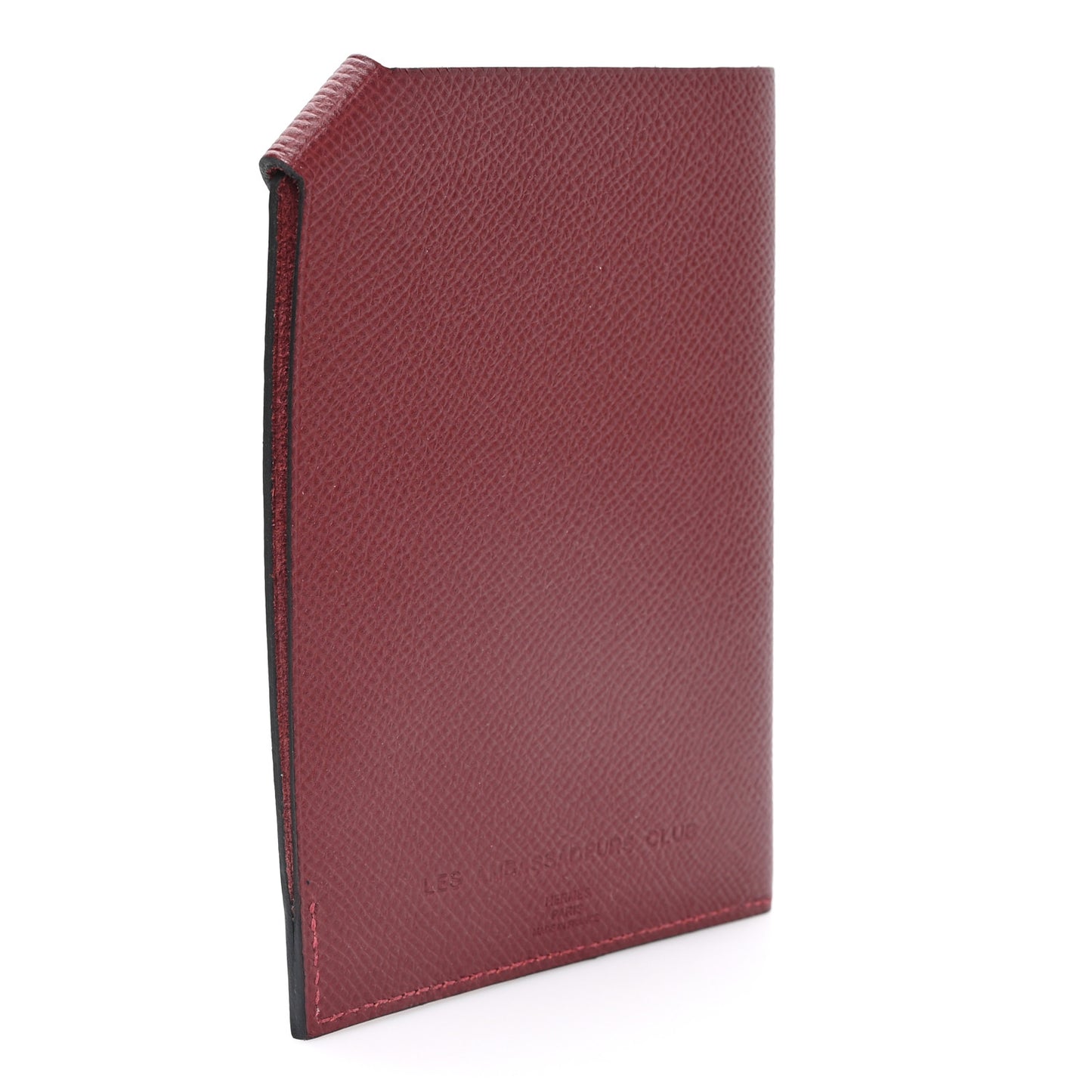 Epsom Tarmac PM Passport Holder Rouge Grenat