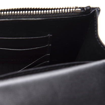 Saint Laurent Calfskin Monogram Sunset Chain Wallet Black 9 of 10