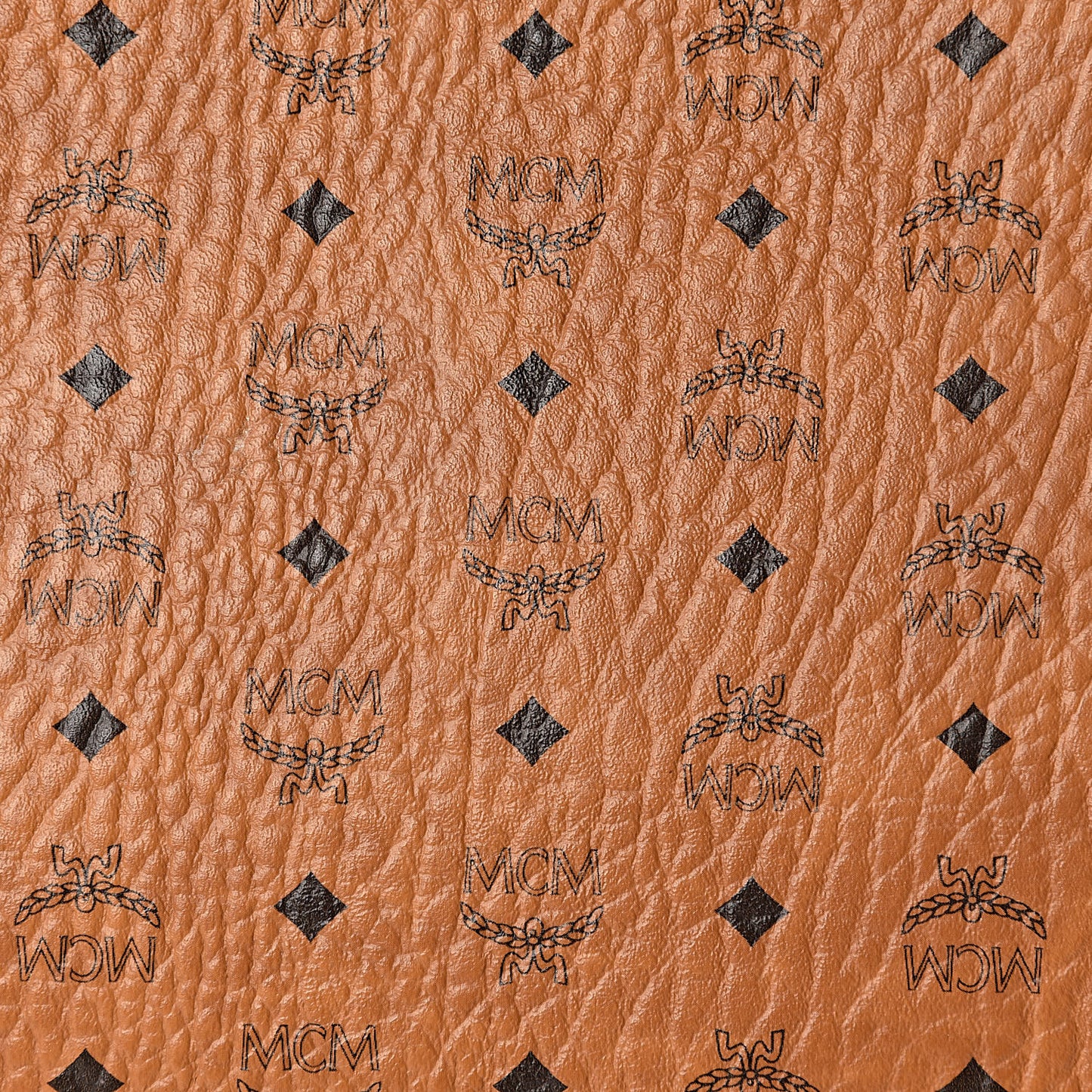Visetos Medium Crossbody Pouch Cognac