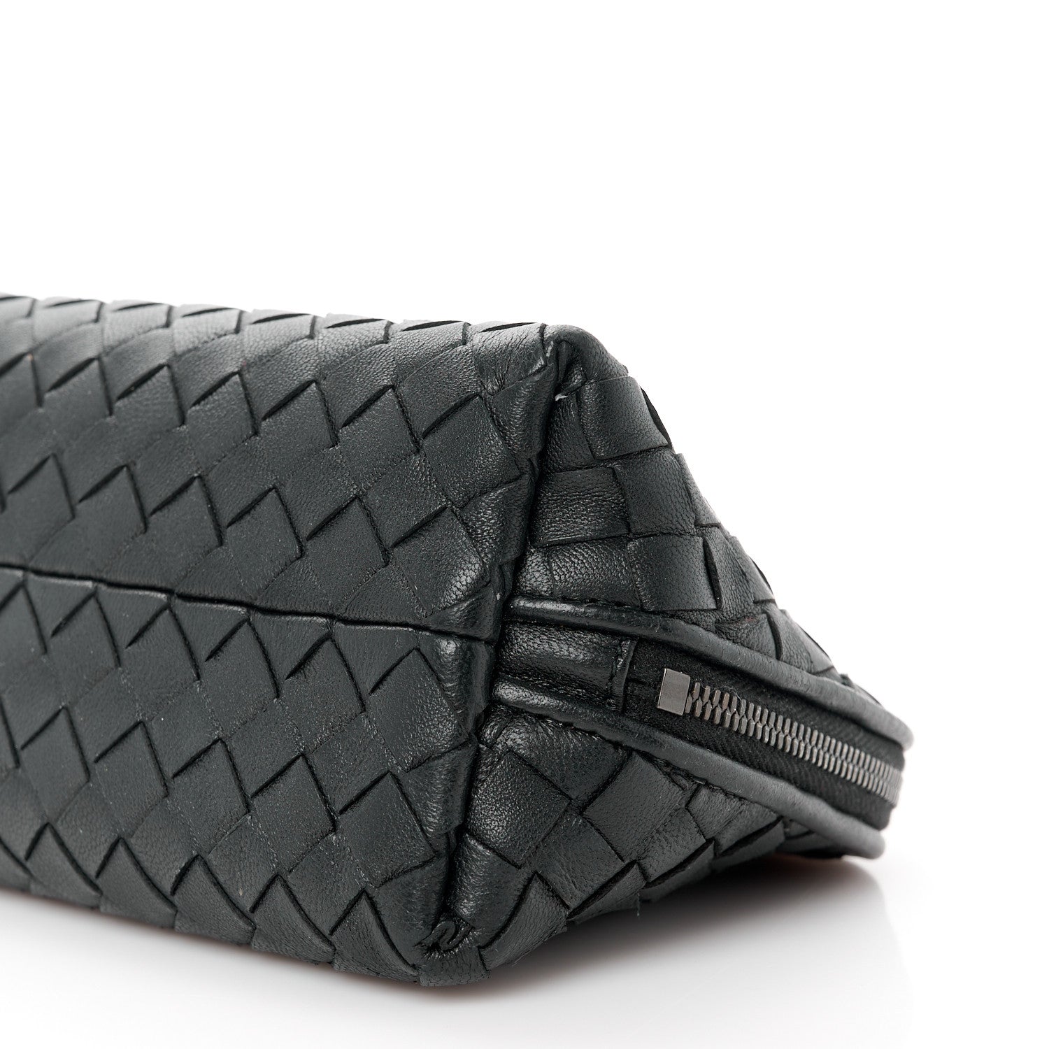 Bottega Veneta Nappa Intrecciato Small Cosmetic Pouch Black 11 of 11