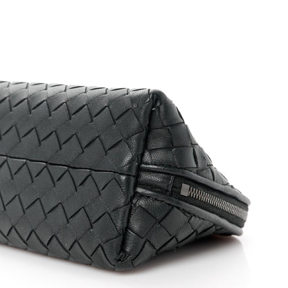 Bottega Veneta Nappa Intrecciato Small Cosmetic Pouch Black 11 of 11