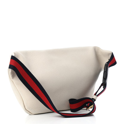 Gucci Grained Calfskin Logo Belt Bag White 6 of 19