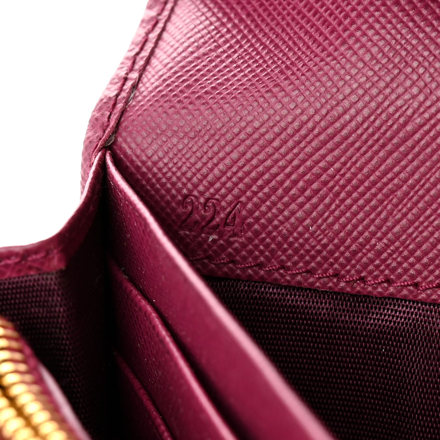 Saffiano Metal Continental Flap Wallet Ametista