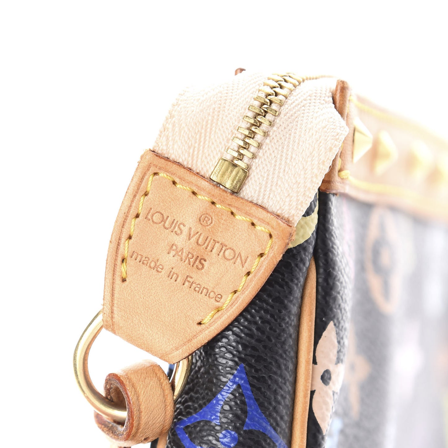 Monogram Multicolor Pochette Accessories Black