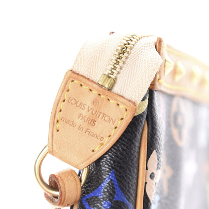 Louis Vuitton Monogram Multicolor Pochette Accessories Black 5 of 8