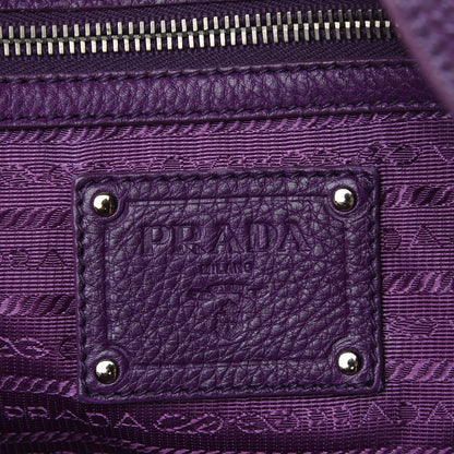 Prada Vitello Daino Shopping Tote Petunia 7 of 9