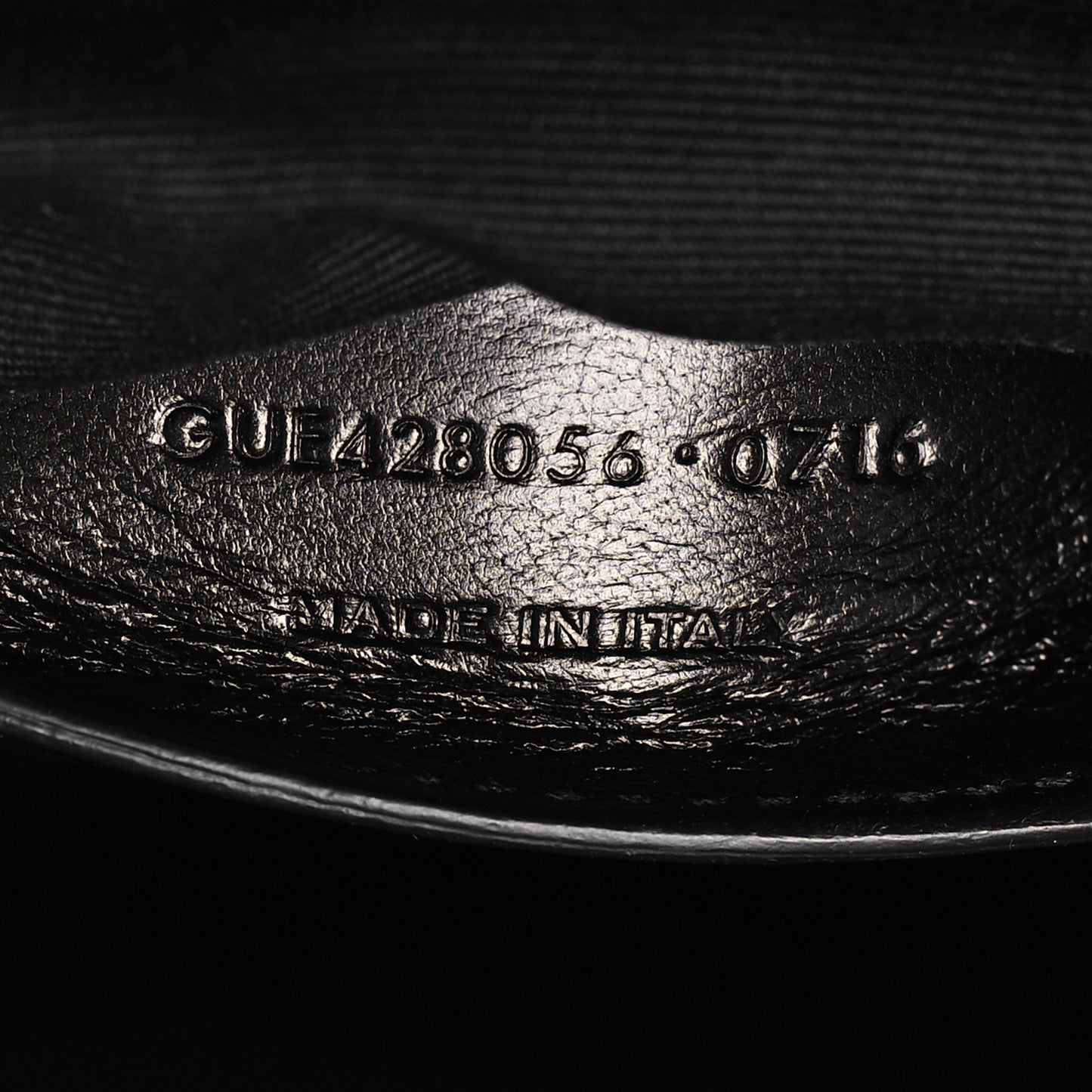 Sheepskin Matelasse Chevron Monogram Medium College Bag Black
