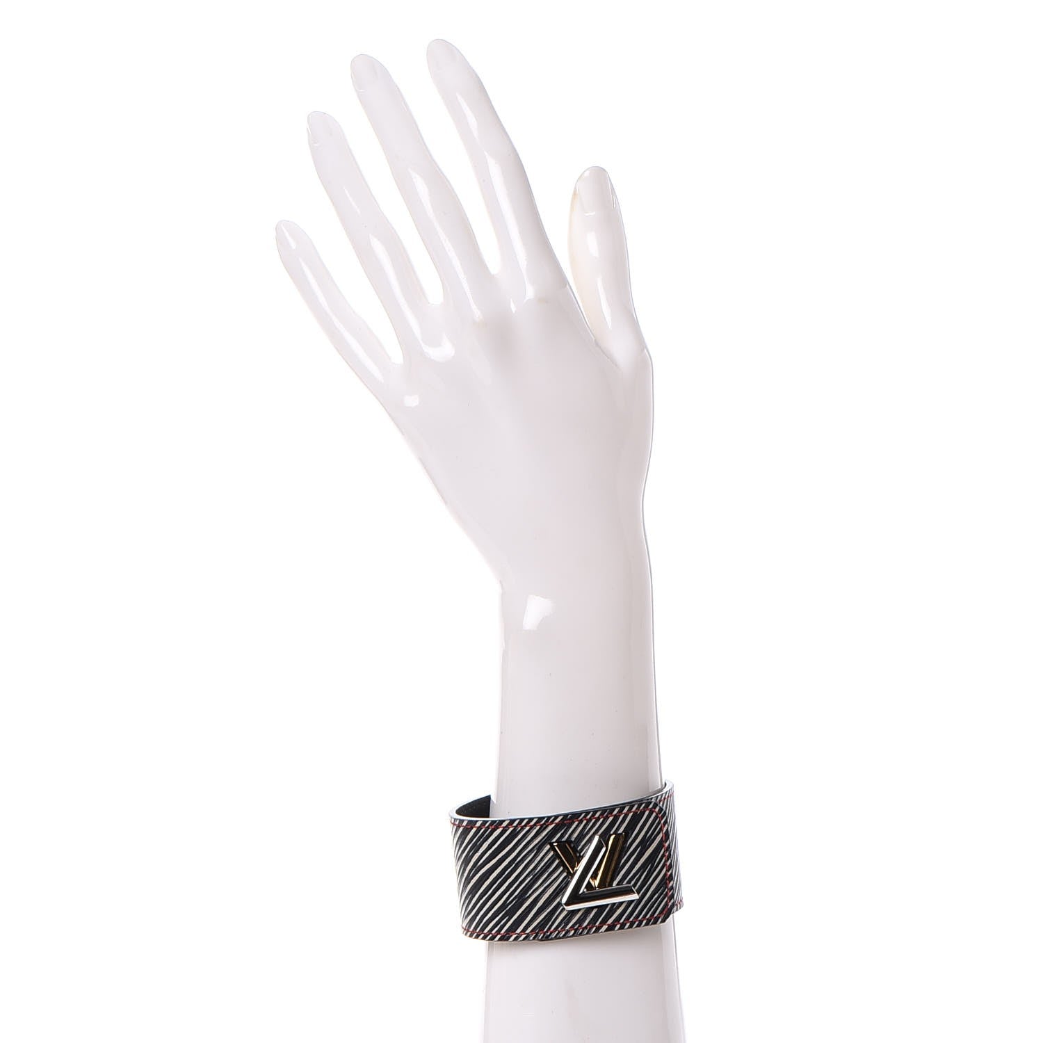 Louis Vuitton Epi Twist It Cuff Bracelet 19 Denim Dark 2 of 8