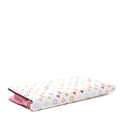 Louis Vuitton Monogram Multicolor Insolite Wallet White Litchi 4 of 8