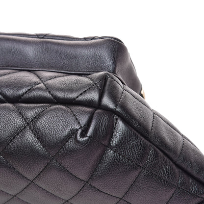 Chanel Iridescent Calfskin Quilted All About Waist Belt Bag Black 9 of 9