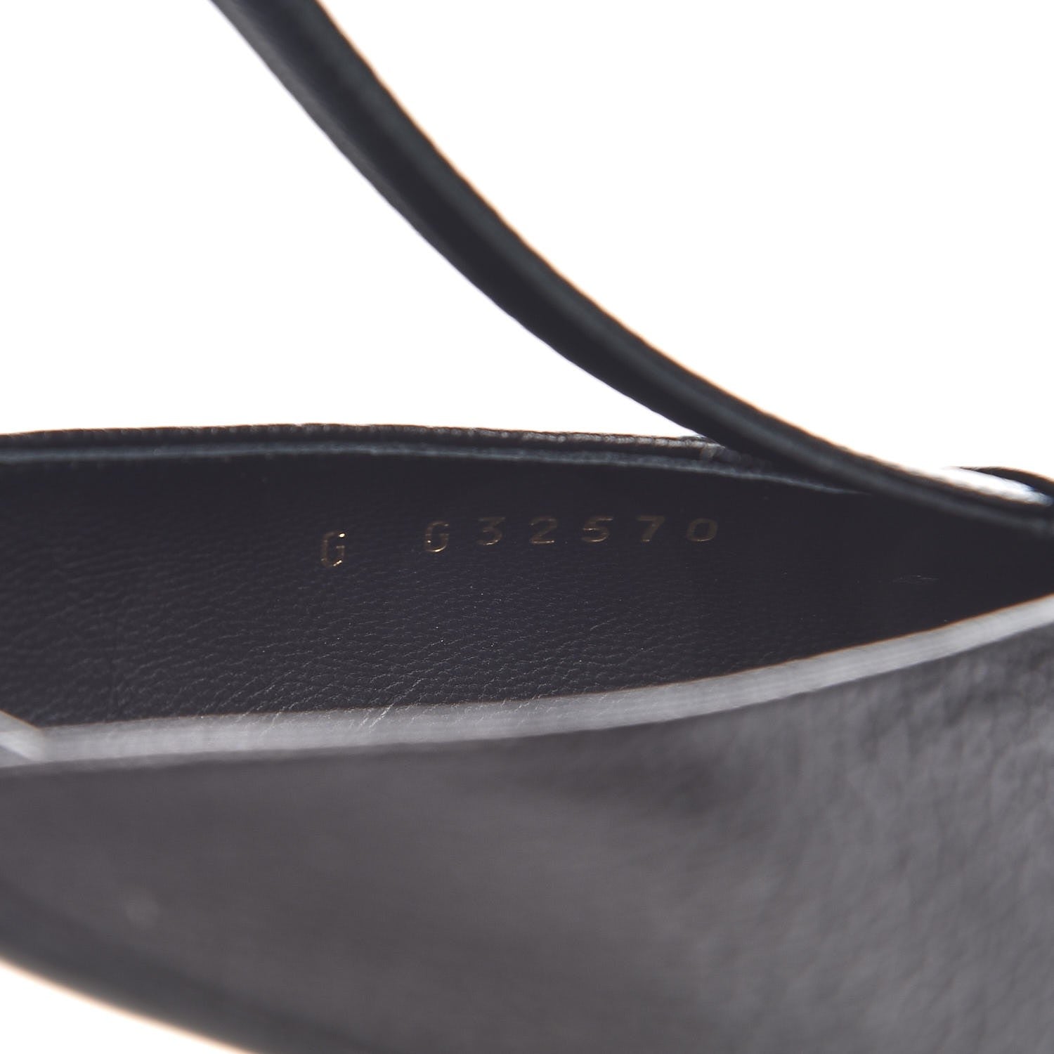 Chanel Goatskin Cap Toe CC Slingback Sandals 39.5 Black 8 of 9