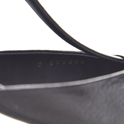 Chanel Goatskin Cap Toe CC Slingback Sandals 39.5 Black 8 of 9