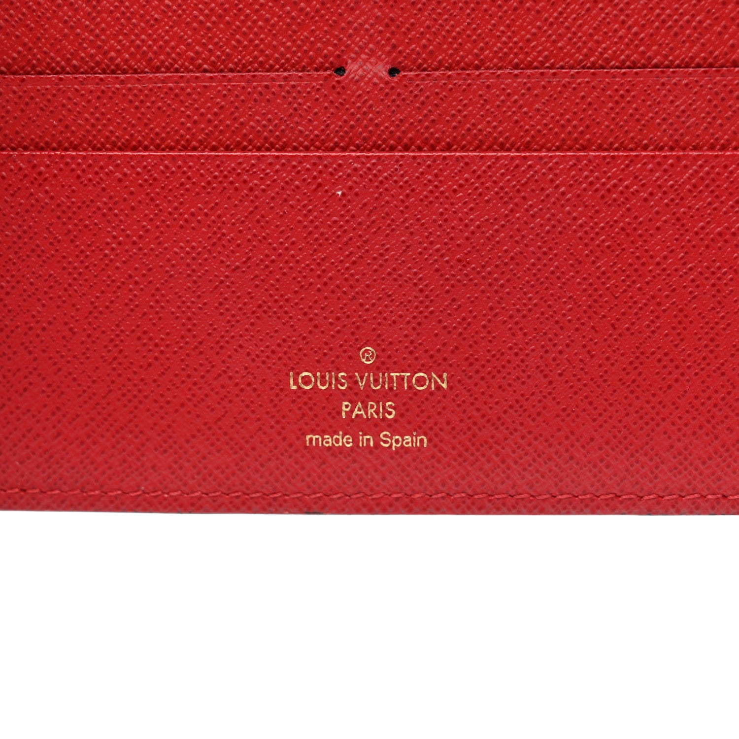 Louis Vuitton Damier Ebene Insolite Wallet Rouge 6 of 9