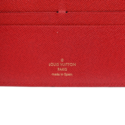 Louis Vuitton Damier Ebene Insolite Wallet Rouge 6 of 9