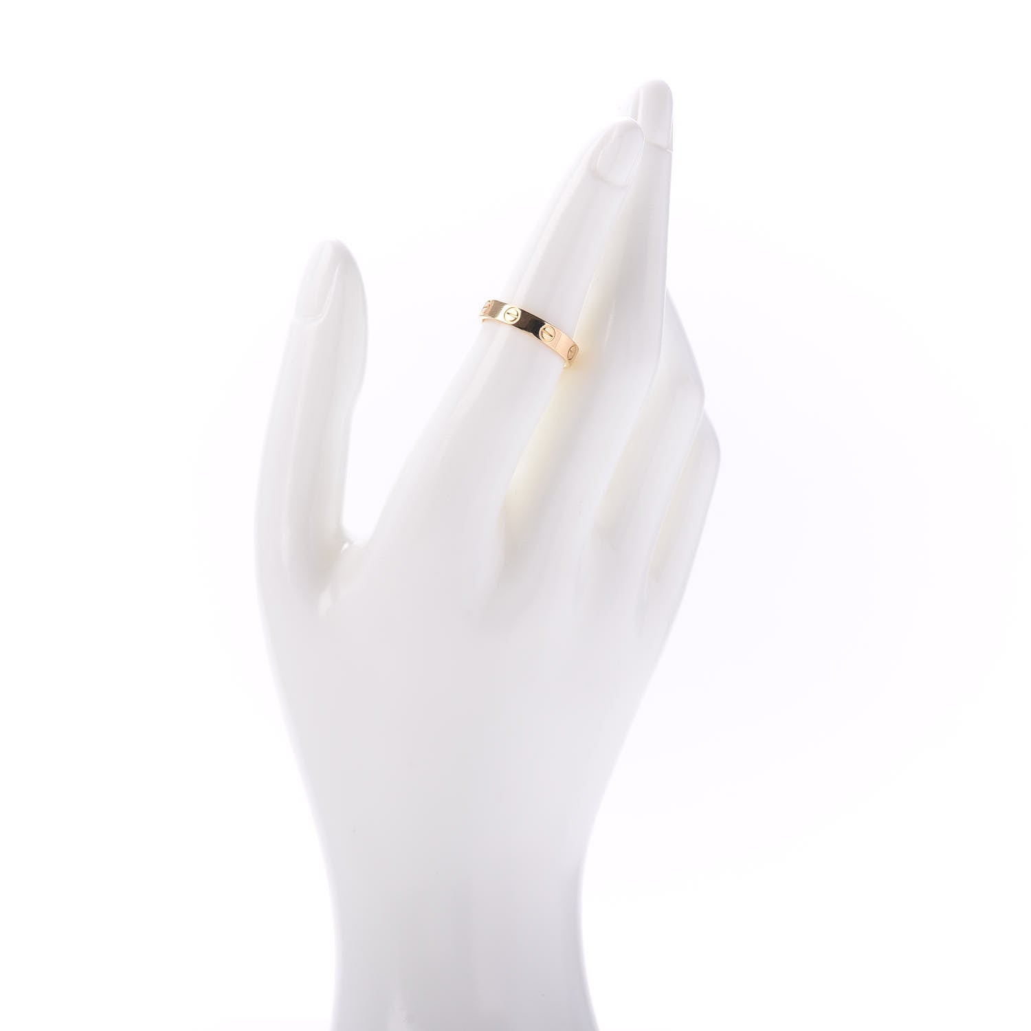 Cartier 18K Yellow Gold 3.5mm LOVE Wedding Band Ring 52 6 2 of 4