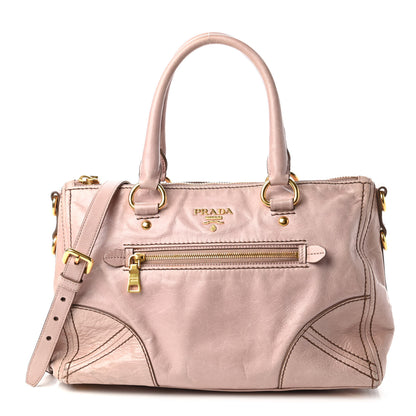 Prada Vitello Shine Shopping Satchel Pesco 1 of 10