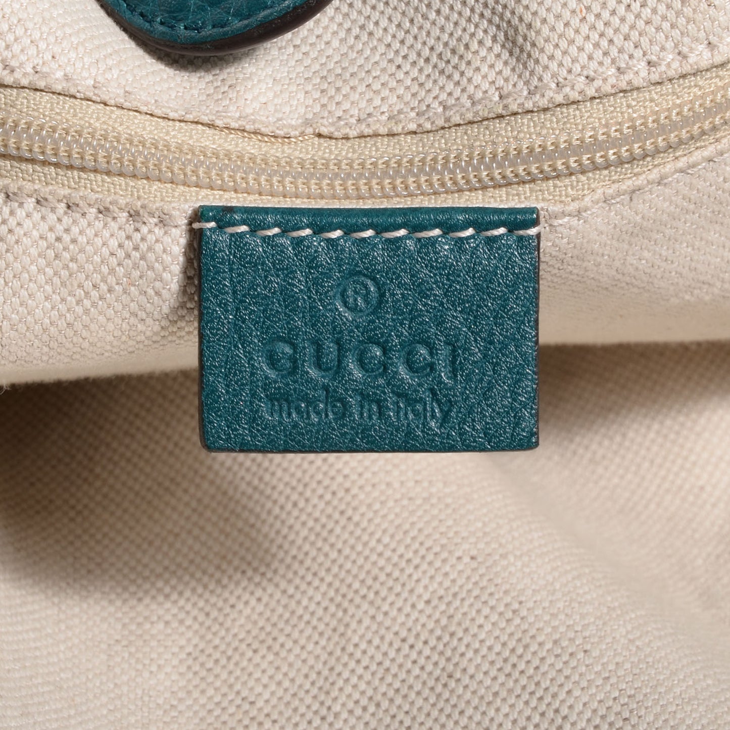 Monogram Large Sukey Tote Turquoise