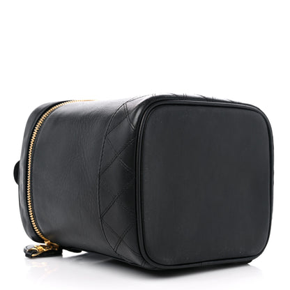 Chanel Lambskin Vanity Cosmetic Bag Black 4 of 15