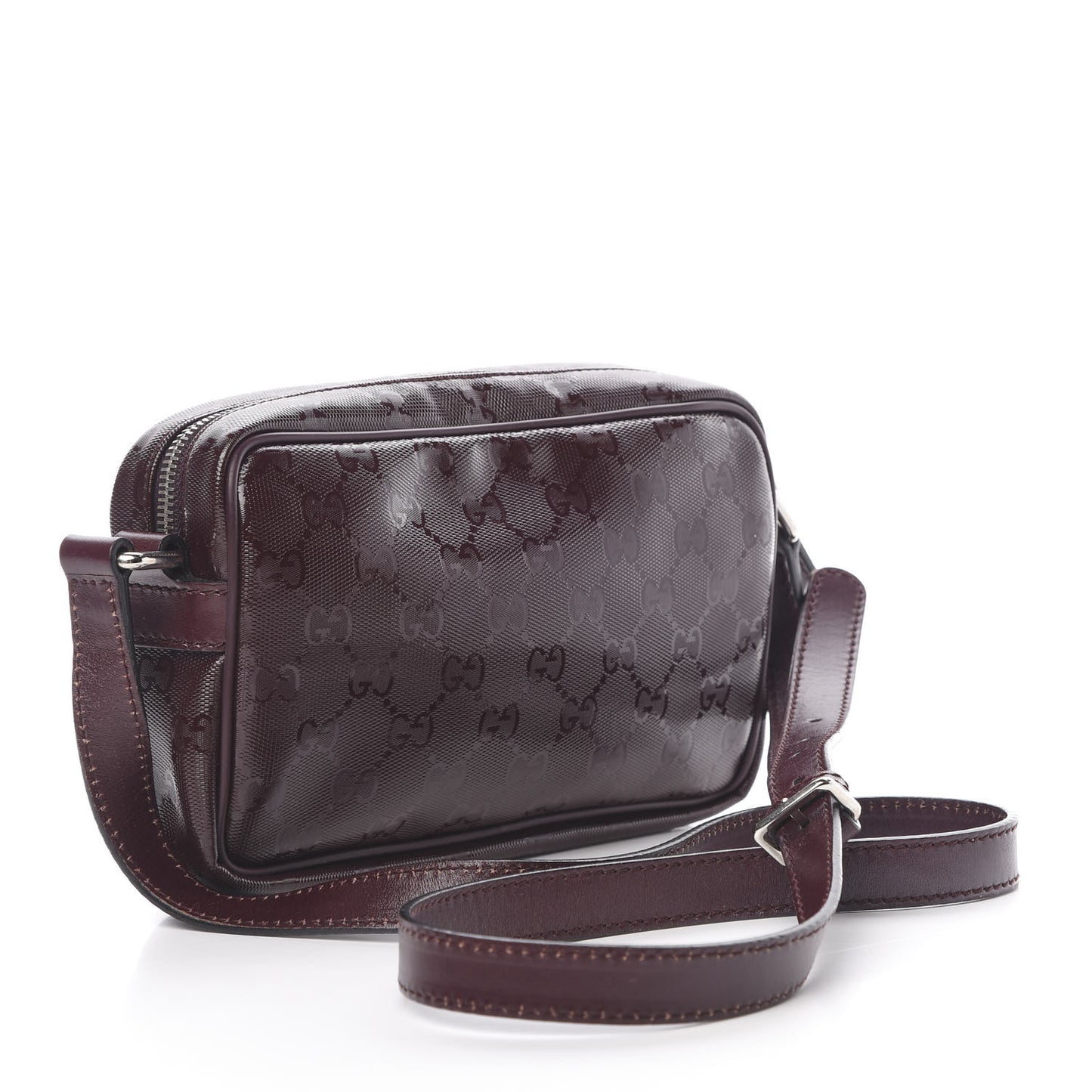 Imprime Monogram Small Shoulder Bag Bordeaux