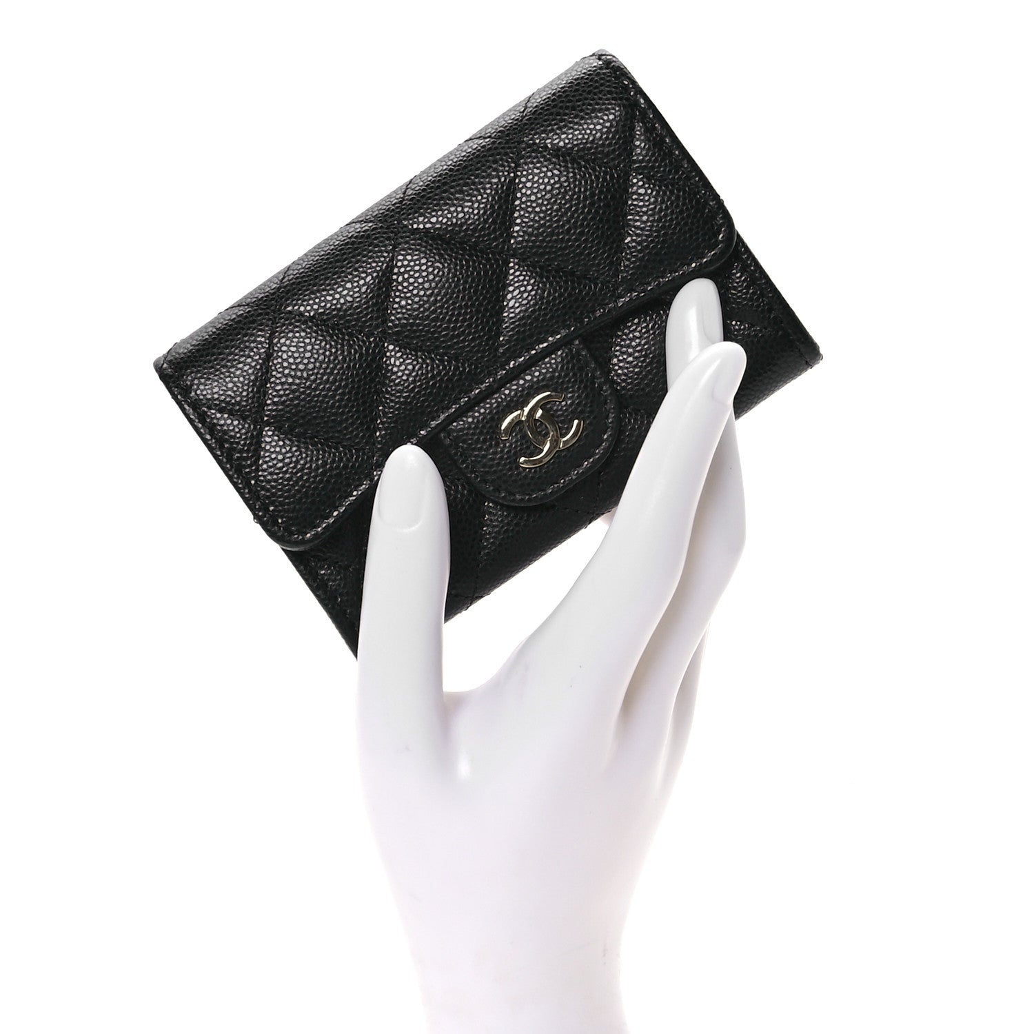 Chanel Lambskin Quilted Jewelry Case Black 4 of 16