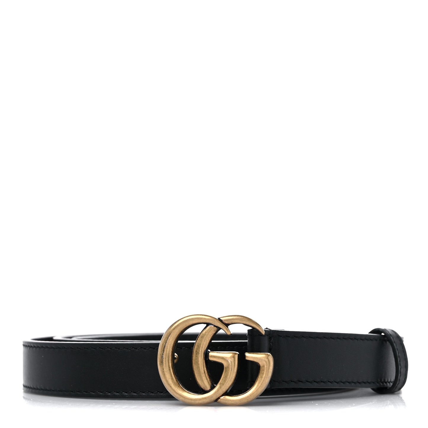 Calfskin Double G 20mm Belt 100 40 Black