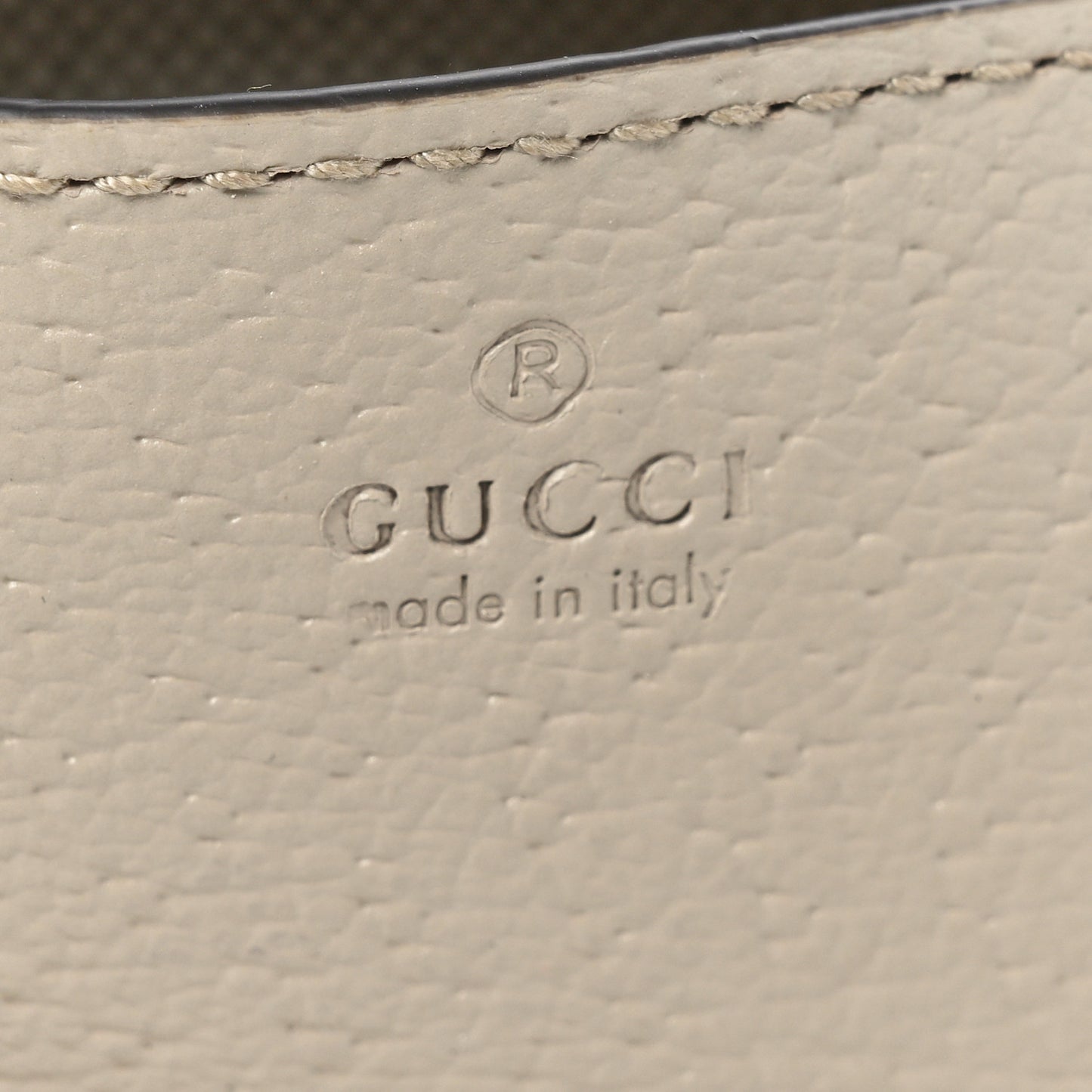 GG Supreme Monogram Textured Dollar Calfskin Web Mini Ophidia GG Handbag Beige Mystic White Oatmeal