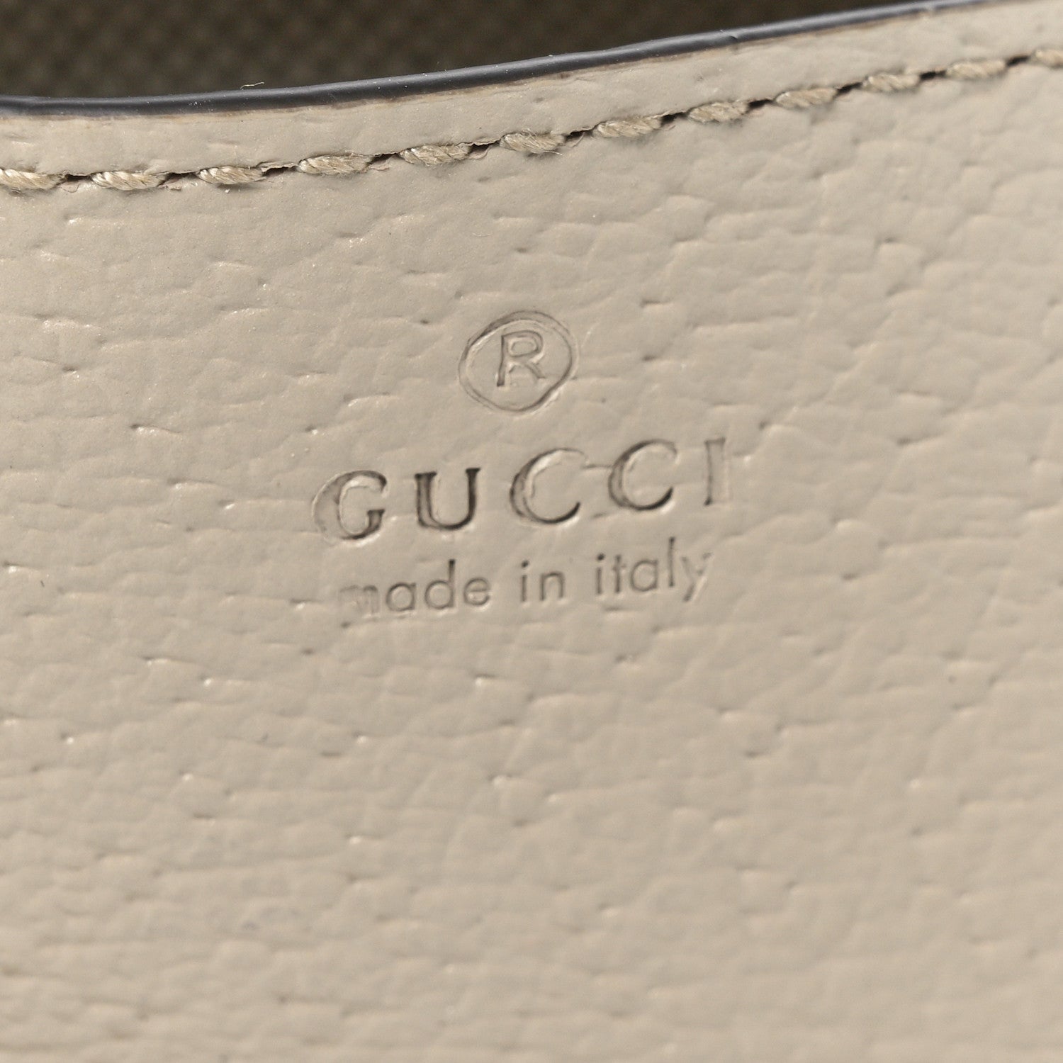 Gucci GG Supreme Monogram Textured Dollar Calfskin Web Mini Ophidia GG Handbag Beige Mystic White Oatmeal 7 of 10
